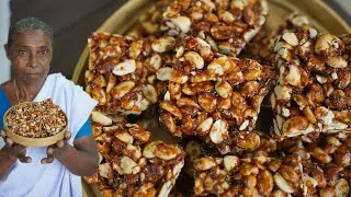 Tasty & Perfect Peanut Chikki  - Kappalandi Mittayi -  Moong Fali Chikki