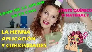 #HENNA  OS CUENTO ALGUNAS CURIOSIDADES  Y COMO TEÑIRSE PARA   TAPAR TUS  CANAS