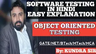 OBJECT ORIENTED TESTING