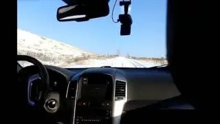 [все части в одной] Тест-драйв Шевроле Каптива по снегу. ВКО, Казахстан.