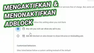 How to Enable Adblock & Disable Adblock on Chrome PC