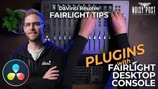 Blackmagic Design's Fairlight Desktop Console | PLUGIN CONTROL IN DAVINCI RESOLVE