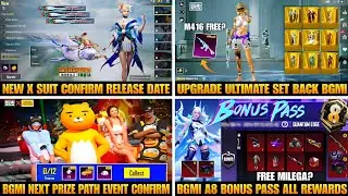 ✅ Bgmi New X Suit | M416 & Ultimate Set Back | Next Prize Path Bgmi | A8 Bonus Pass | Bgmi New Event