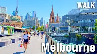 MELBOURNE Walking Tour | Australia Walk Tour @ 4K/60fps