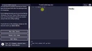 Say Hello to HTML Elements.
