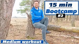 15 min MEDIUM BOOTCAMP #2 workout