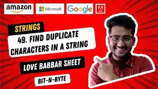 49. Find Duplicate characters in a string | Strings | 2 approaches 🔥 | Love Babbar 450 DSA sheet
