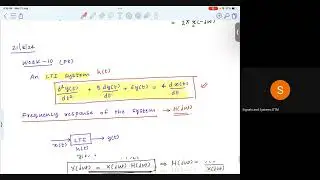 Signals and Systems live session 19