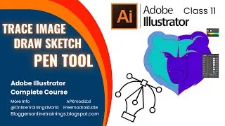 How to Trace Images Professionally with the Pen Tool | Tracing Image With Pen Tool Class 11