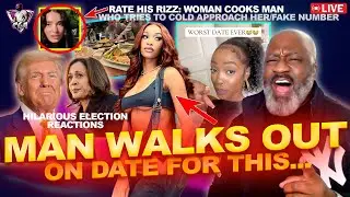 Man Walks Out On Date After Woman Orders TOO MUCH FOOD | Hilarious Election Reactions