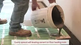 Project Showcase TempZone Floor Heating install with Self-Leveling Underlayment Crystal Lake, IL