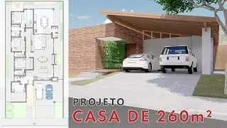 CASA TÉRREA  260m² TERRENO 30X15m