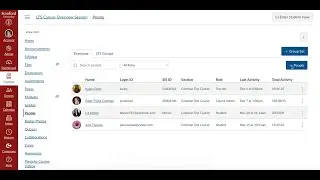 Group Creation: People Tool