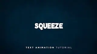 Trending Squeeze Text Effect in Alight Motion - Alight Motion Tutorial