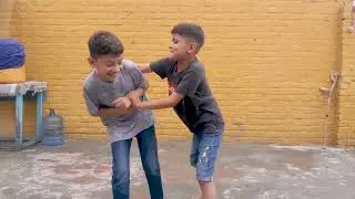 FUNNY WRESTLING KIDS