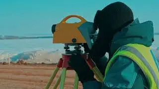 Работа геодезической службы на объекте М-7 "Волга"