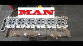 MAN - замена сёдел и нарезка фасок