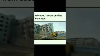 When you Remove one line from code | Coding Shorts 