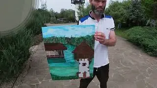 «Создание шедевра: я пишу картину»