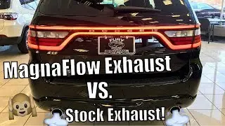2018 Durango R/T: Magnaflow Exhaust vs. Stock Exhaust!