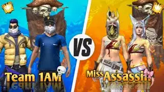 CS-Rank Team 1AM vs Miss Assassin Op Gameplay 💯🔥....