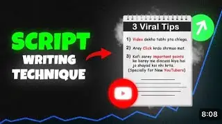 How to Write SCRIPT for YouTube Video | Increase your WatchTime !!