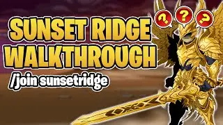 Sunset Ridge Quest Walkthrough /join sunsetridge - AQW