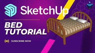 How to design a bed in sketchup?