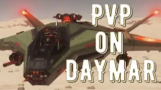DAYMAR PVP COMBAT - STAR CITIZEN 3.17 VeganSpaceman - Arrow // RSI Scorpius // Sledge Mass Driver