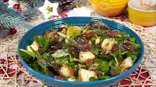 Ensalada especial de pera, tomate seco y vinagreta de miel y mostaza 🥗🍐✨