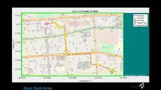 Shortest path on geographical maps