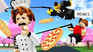 ROBLOX Work at a Pizza Place Funny Moments Part 2 (MEMES) 🍕