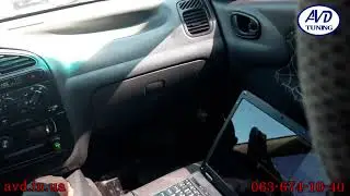 Чип-тюнинг Daewoo Lanos 1.5 IEFI-6 DXUB. Добавление мощности .Прошивка динамик, евро -0. Тест-Драйв