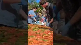 Самая большая пицца в Беларуси
