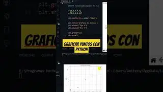 Graficar puntos con python