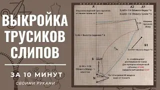 Panty pattern / classic briefs / how to make a pattern in 10 minutes / underwear