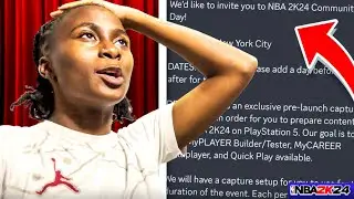 My Reaction Getting Invited To NBA 2K24 Community Day!