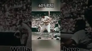 What if Ted Williams Never Lost 5 Seasons? #shorts