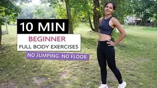 10-Minute HOME WORKOUT | No Equipment | No Jumping | No Floor Exercises