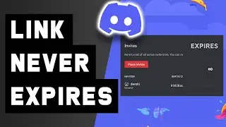 How to Create a Discord Invite Link That NEVER EXPIRES