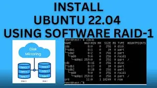 How to Install Ubuntu 22.04 LTS With Software Raid-1 | Install Ubuntu 22.04 LTS On Software Raid