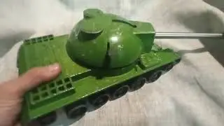 Игрушка танк т 54 из металла. СССР