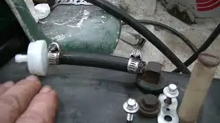 Plastic fuel tank leak repair - zeketheantiquefreak