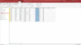 Microsoft Access data importing, table modification and relationships