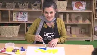 Short Art Lessons for Kids - Mixing Green - Let’s Learn