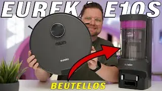 Eureka E10s Staubsaugerroboter komplett BEUTELLOS für unter 400 Euro! Test Fazit