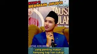 CERITA KOH DENNIS LIM DULU BANDAR JUD*1 SEKARANG JADI USTAD #kohdennis