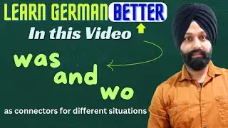Best German Language Course Online | German B1 Course | Was and Wo as Conjunctions