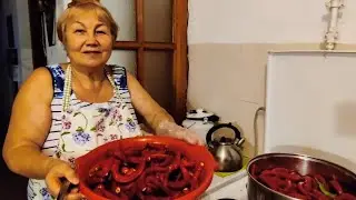 Лучший рецепт горького перца!!! Хорошая закуска.Готовим без света !!!