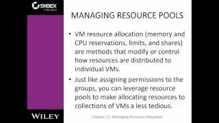 Vmware vSphere 6 - Chapter 11 - Managing Resource Allocation